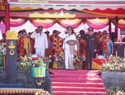 Bupati Nias Selatan Pimpin Upacara Hari Jadi Nias Selatan Ke – 22 Tahun 2025, Di Lapangan Orurusa Penuh Dengan Semangat