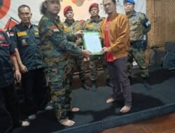 Ketua DPC Grib Jaya Kabupaten Sukabumi periode 2025-2030 H Muhammad Hermawan Menerima Surat Keputusan dari DPP Grib Jaya
