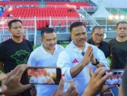 Kakorlantas Cek Kesiapan Launching Bhayangkara Presisi Lampung FC dan Stadion Sumpah Pemuda