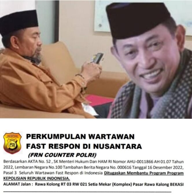 
 Ketua Umum FRN Agus Flores Tegaskan Semua Surat Resmi Kini Wajib Bertanda Tangan dan Cap Basah