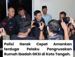 Pengerusakan Rumah Doa Di Padang Sarai Polisi Gerak Cepat, 9 Pelaku Diamankan