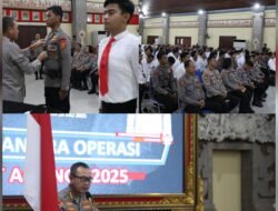 Polda Bali Gelar Latihan Pra Oprasi Sikat Agung 2025