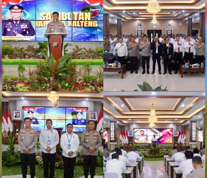 
 Buka Rakernis Reskrim dan Pelatihan Penyidik Tipikor,Oleh Kapolda Kalteng Ingatkan Jajaran Hukum Harus Berintegritas, Profesional dan Berkeadilan