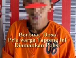 Satreskrim Polres Tapteng Ringku Pelaku Pencabulan 4nak di Bawah Umur