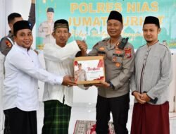 Kapolres Nias Gelar “Jumat Curhat” Bersama Warga Di Masjid Agung Desa Mudik Gunungsitoli