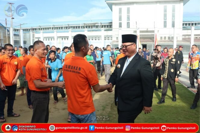
 Pada Hari HUT ke-80 RI, Warga Binaan Lapas Gunungsitoli Terima Remisi Umum