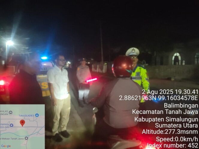 
 Polsek Tanah Jawa Sukses Ciptakan Kamtibmas Kondusif Melalui Blue Light Patrol, Nol Kejahatan Jalanan dan Pelanggaran Lalu Lintas