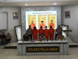 3 Orang Oknum Pelaku Pembunuhan Riski Adam di Langgam Berhasil di Ringkus Polres  Pelalawan