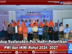 Wabup Syafaruddin Poti Hadiri Pelantikan PWI dan IKWI Rohul 2024-2027*