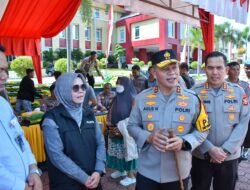 Menjaga Stabilitas Harga, Polda Sulteng dan Bulog Gelar Gerakan Pangan Murah