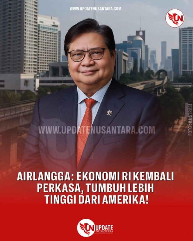
 Airlangga: Pertumbuhan Ekonomi RI Kuartal II Capai 5,12%, Kalahkan AS, Malaysia, dan Singapura