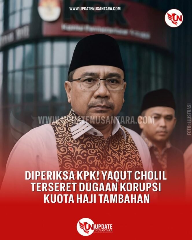 
 Yaqut Cholil Diperiksa KPK Terkait Dugaan Korupsi Kuota Haji Tambahan 2024