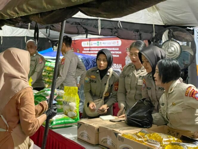 
 Polda Kalteng Gelar Gerakan Pangan Murah, Bantu Penuhi Kebutuhan Warga