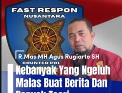 Ketum Faat Respon R. Mas Agus Rugiarto Sindir Rekan yang Hanya Banyak Teori Tanpa Aksi