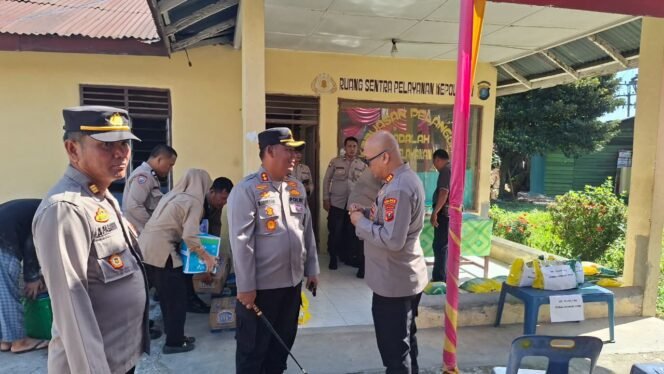 
 Kapolres Simalungun Turun Langsung Pimpin GPM, Target 12 Ton Beras Murah untuk Rakyat