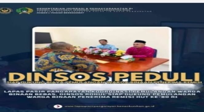 
 Lapas Pasir Pangarayan Koordinasi Pemulangan Warga Binaan Bebas, Dinsos Rohul Siap Dukung Pemulangan Warga Binaan Penerima Remisi HUT ke-80 RI
