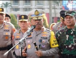 Kakorlantas Pimpin Apel Gelar Pasukan Operasi Merdeka Jaya Jelang Peringatan HUT ke-80 RI