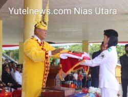 Detik-Detik Proklamasi HUT KE-80 KEMRI Tahun 2025 Di Kabupaten Nias Utara