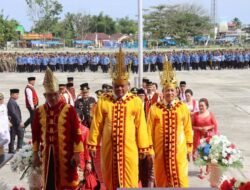 Detik-detik Proklamasi HUT KEMRI KE-80 di Kabupaten Nias Utara di Hadirin  Oleh Ketua dan Anggota DPRD Kabupaten Nias Utara