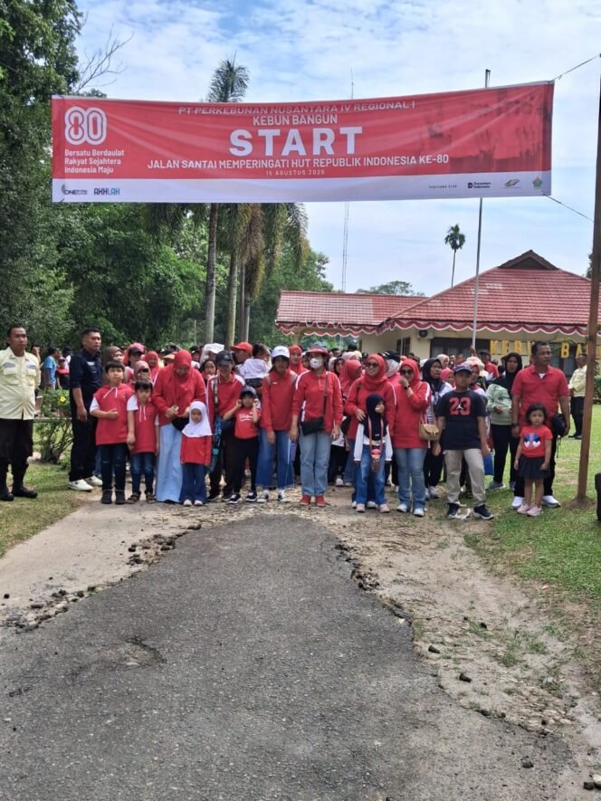 
 Gelorakan Semangat Nasionalisme, PTPN IV Regional I Kebun Bangun Meriahkan HUT ke-80 RI dengan Berbagai Perlombaan