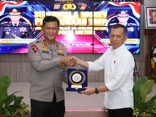 
 Optimalkan E-MP, Pusiknas Bareskrim Polri Gelar Supervisi di Polda Kalteng