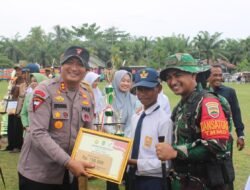 Danyon B Pelopor menghadiri Upacara penutupan TMMD ke – 125