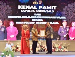 Polda Gorontalo Gelar Malam Kenal Pamit Dan Pisah Sambut Kapolda