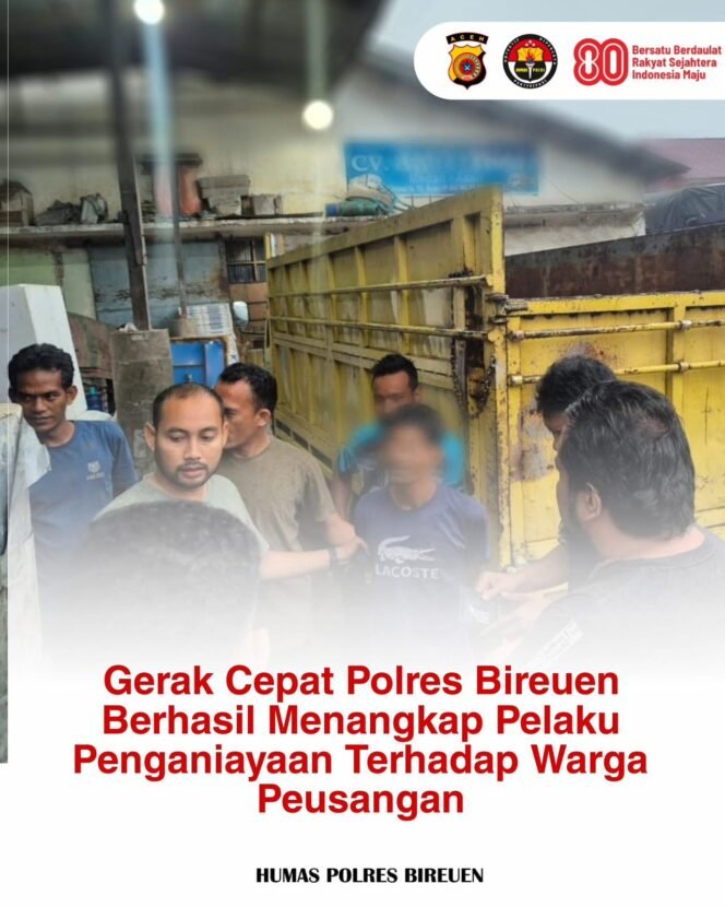 
 Polres Bireuen Berhasil Menangkap Pelaku Penganiayaan Terhadap Warga Peusangan