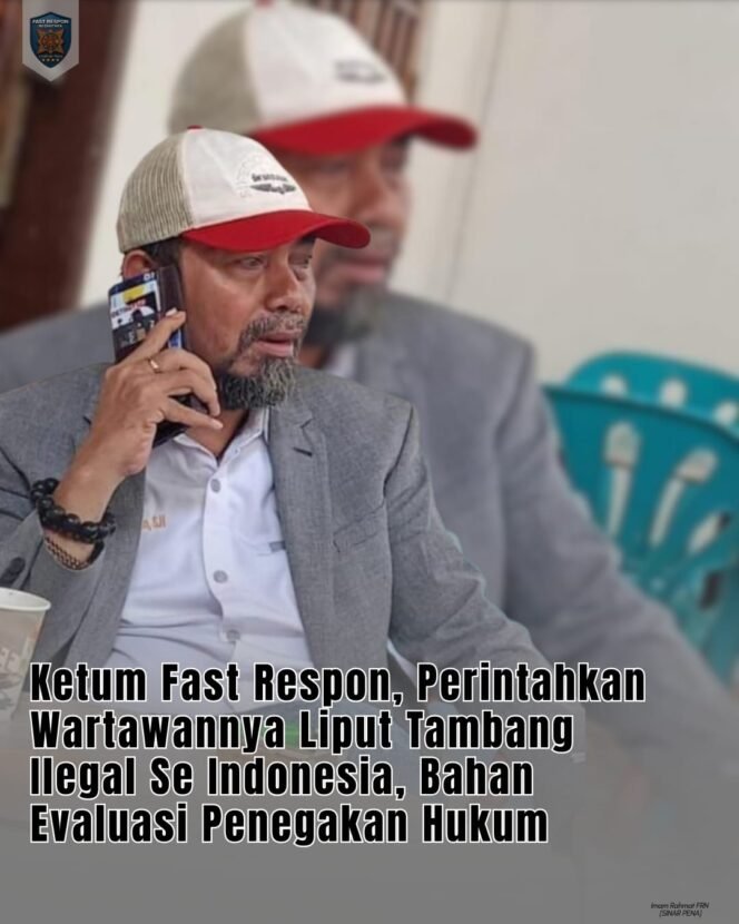 
 Agus Flores Perintahkan Semua Media PW.FRN Liput Aktivitas Tambang, Kami Tegas Dukung Presiden Prabowo