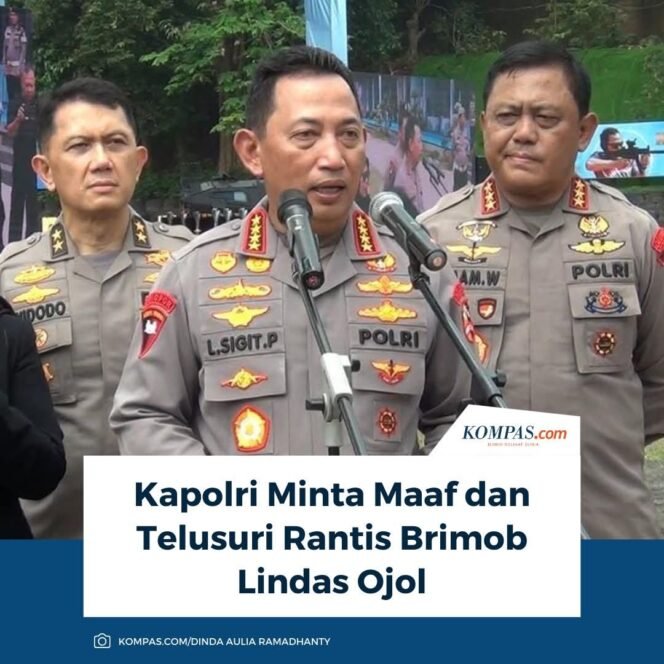
 Kapolri Langsung Temui Keluarga Ojol Korban Rantis Brimob di RSCM