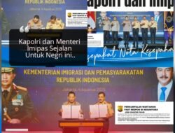 Teken Nota Kesepahaman dengan Kementerian Imipas, Kapolri Harap Sinergisitas Makin Optimal