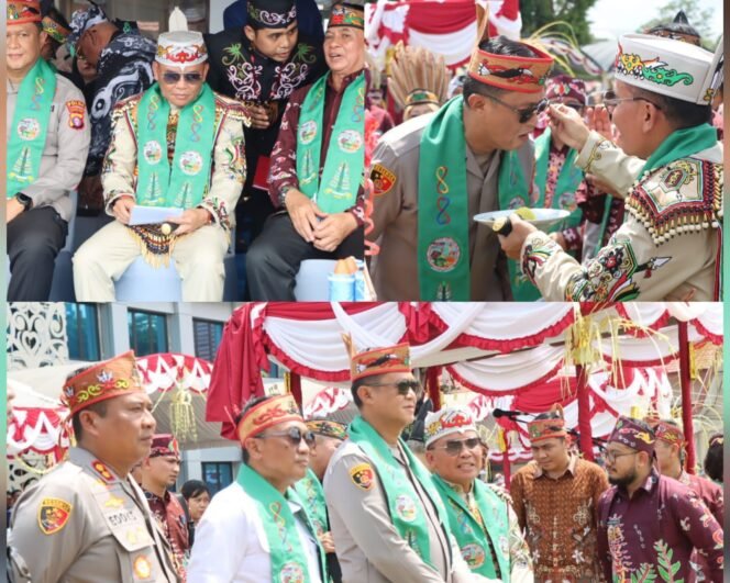 
 Kapolda Kalteng Hadiri Upacara HUT ke-23 Kabupaten Barito Timur dengan Semangat Kebersamaan dan Keberagaman Budaya