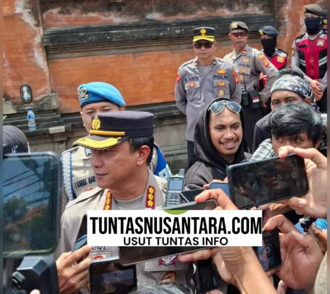 
 Berlangsung Anarkis Polda Bali Amankan 22 Pendemo