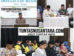 Polres Pelalawan Melaksanan Kegiatan Doa Lintas Agama Membangun Toleransi dan Kamtibmas