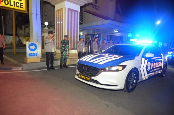 
 Pastikan Situasi Kondusif, Polda Jambi Laksanakan Patroli Gabungan  Skala Besar