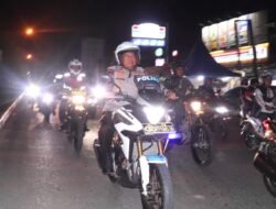Polres Pelalawan Gelar Patroli Skala Besar Gabungan TNI, POLRI, Satpol PP, dan Dishub Kabupaten Pelalawan