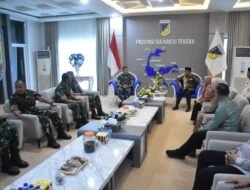 Pererat Sinergitas, Pangdam XXIII/Palaka Wira Bersilaturahmi Kunjungi Gubernur Sulawesi Tengah