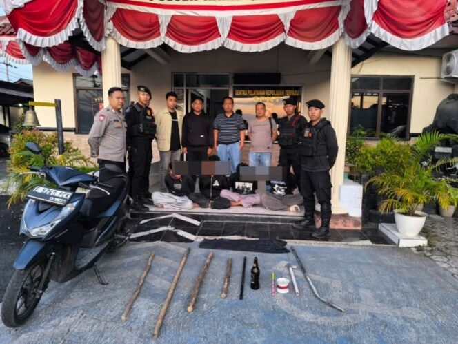 
 Polisi Amankan Empat Remaja di Karangampel Indramayu