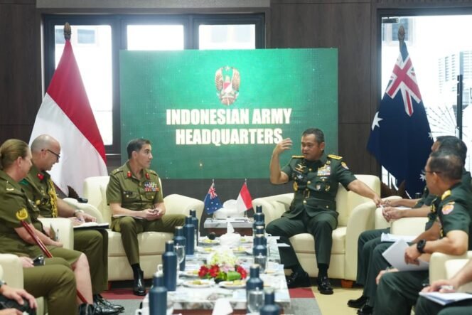 
 Kasad dan Kasad Australia Teguhkan Persahabatan, Perkuat Kerja Sama Militer Kedua Negara