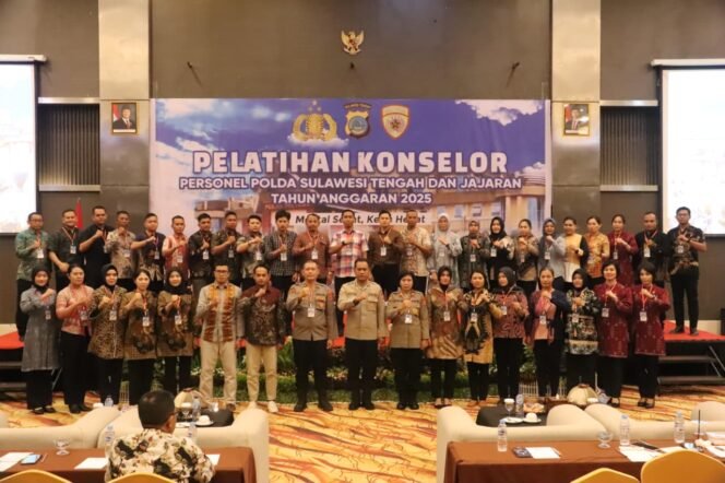 
 Biro SDM Polda Sulteng Gelar Pelatihan Konseling Untuk Konselor Polri