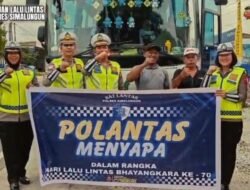 Peringati Hari Lalulintas Bhayangkara ke -70 Sat Lantas Polres Simalungun Hadirkan Program Unggulan “Polantas Menyapa,,