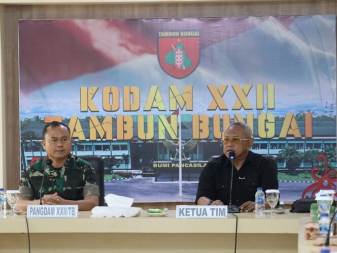 
 Perkuat Sinergitas, Tim PKDN Sespimti Polri Kunjungi Kodam XXII Tambun Bungai