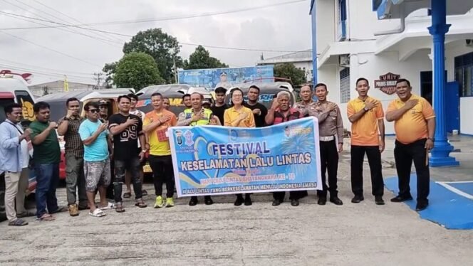
 Peringati Hari Lalu Lintas Bhayangkara ke-70, Sat Lantas Polres Simalungun Gelar Festival Keselamatan