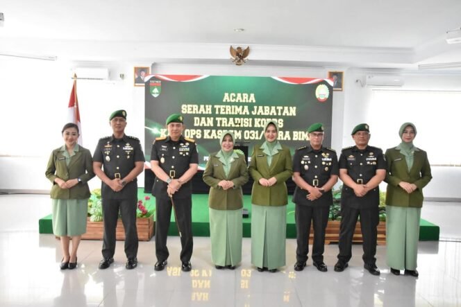 
 Danrem 031/WB Pimpin Sertijab Kasiops Kasrem 031/WB