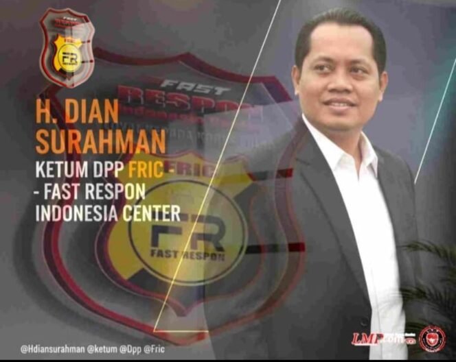 
 Evaluasi kerja terhadap Fast Respon Indonesia Center ( FRIC ) Oleh Ketum H. Dian Surahman.