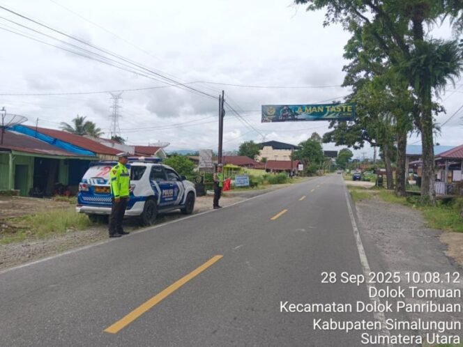 
 Satlantas Polres Simalungun Gencar Patroli Antisipasi Balap Liar dan Begal di Jalur Lintas Siantar-Parapat