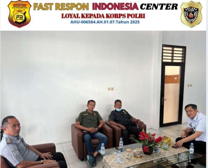 
 Ketua DPW Fast Respon Indonesia Center Jambi Jalin Silaturahmi Dengan  Kakanwil Ditjenpas Jambi
