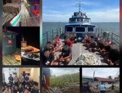 Patroli Gabungan Direktorat Kanwil P2 DJBC Riau Dan DJBC khusus Kepulauan Riau Berhasil Amankan 2 Unit Kapal Motor.