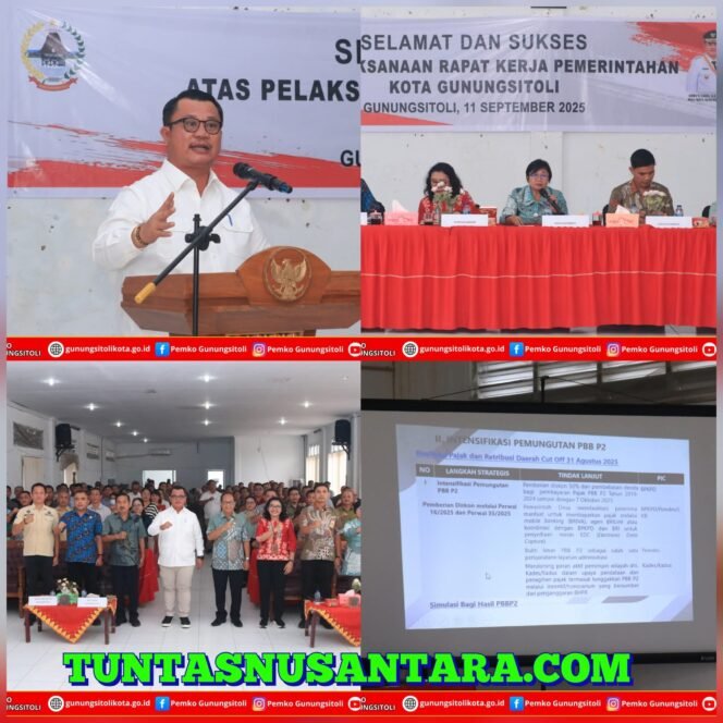 
 Wali Kota Gunungsitoli Resmi Membuka Pelaksanaan Rapat Kerja Pemerintahan