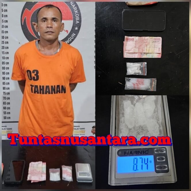 
 Sat Narkoba Polres Simalungun Tunjukkan Ketegasan, Bongkar Jaringan Sabu 8,74 Gram Di Pematang Bandar